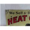 Image 2 : Heat Glow Briquettes Metal Embossed Sign 19'' x 13 1/2'' 