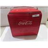 Image 1 : Coca Cola Picnic Cooler Metal Embossed 16'' x 17'' x 12''