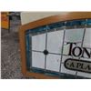 Image 3 : Tony Romas Stained Glass Oak Framed Restaurant Sign/Display 30'' x