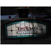 Image 8 : Tony Romas Stained Glass Oak Framed Restaurant Sign/Display 30'' x