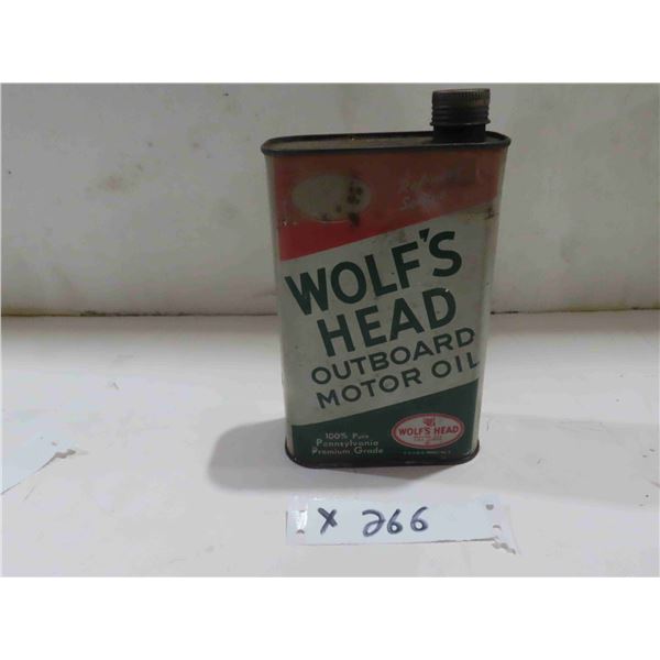 Wolf Head Outboard Motor Oil Quartz Can