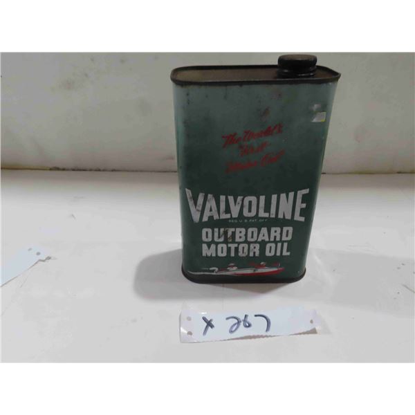 Valvoline Outboard Motor Oil Quartz Can 