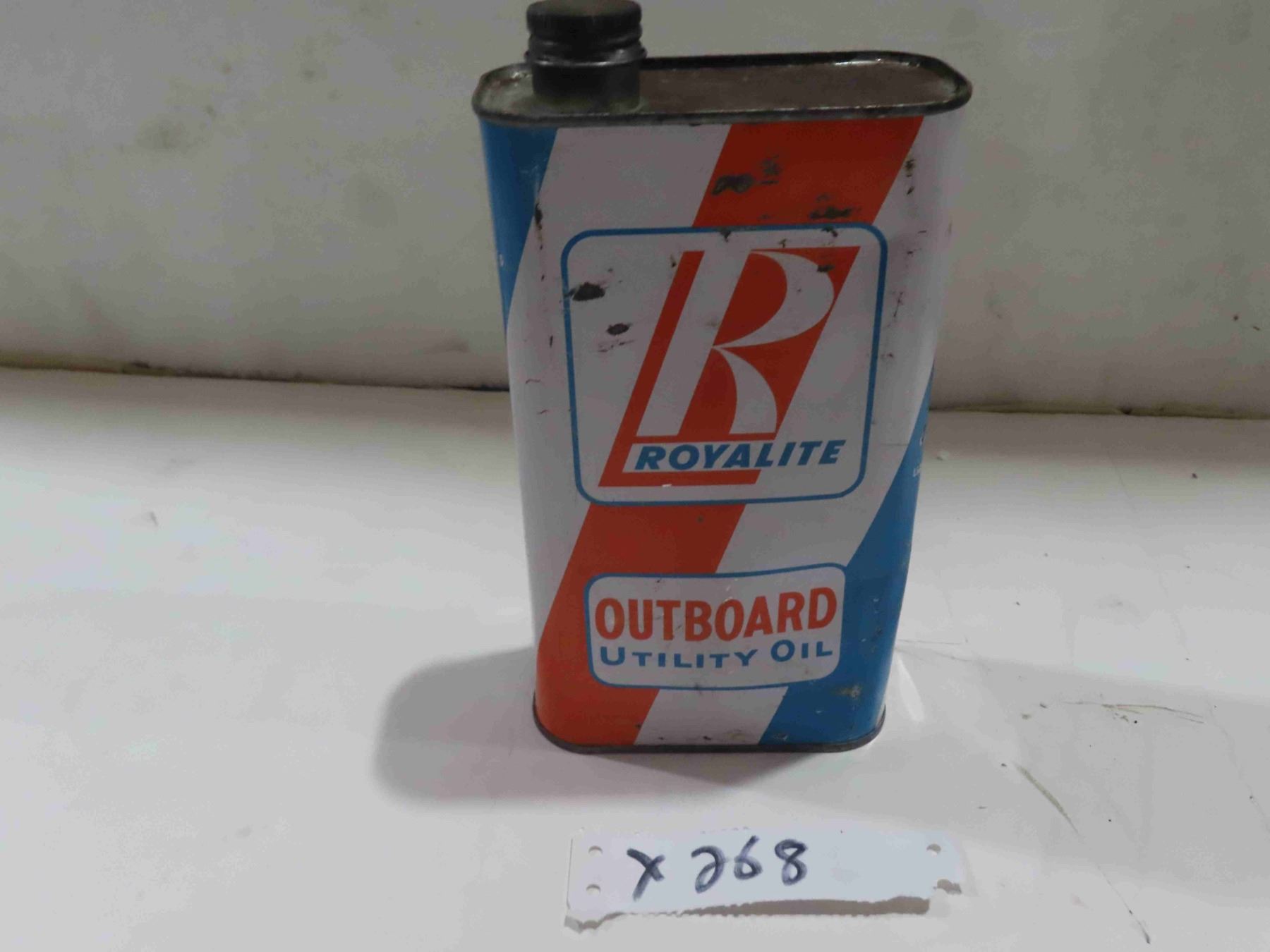 Royalite Racing Oil Royalite Outboard Utility Oil Quartz Can