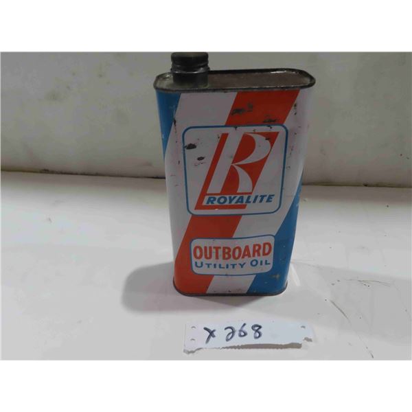 Royalite Outboard Utility Oil Quartz Can 