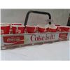 Image 2 : Coca Cola 14 Cup Stadium Carry Rack with Cups 7 1/2'' x 24''