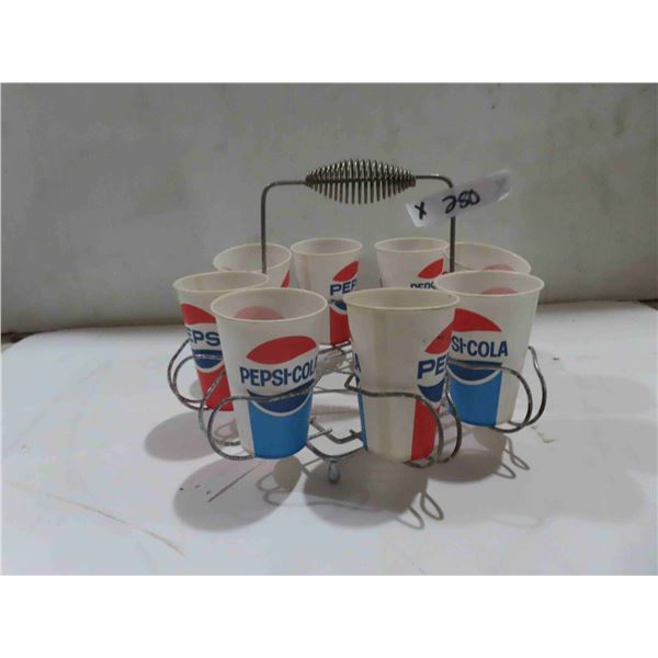 8 Cup Stadium Carrier with 8 Time Period Cups 