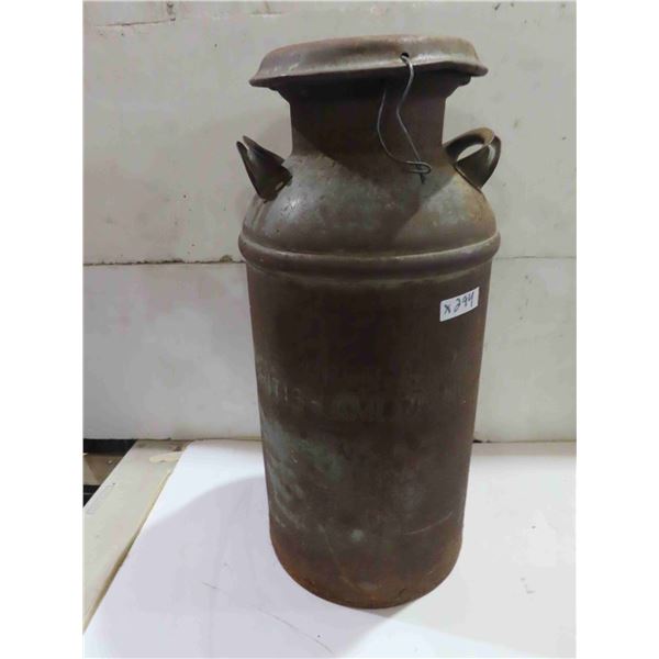 BA Kerosine Oil Can Believe to be 10 Gal Embossed Label and Lid