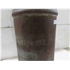 Image 2 : BA Kerosine Oil Can Believe to be 10 Gal Embossed Label and Lid