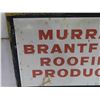 Image 2 : Murray-Brantford Roofing Products Metal Embossed Sign 21'' x 23''