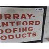 Image 3 : Murray-Brantford Roofing Products Metal Embossed Sign 21'' x 23''