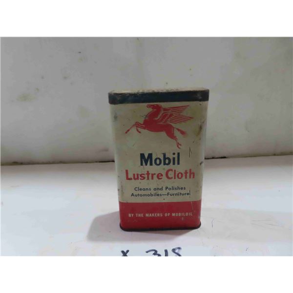 Mobil Lustre Cloth Tin