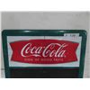 Image 2 : Modern Metal Embossed Coca Cola Menu Board Made in USA 