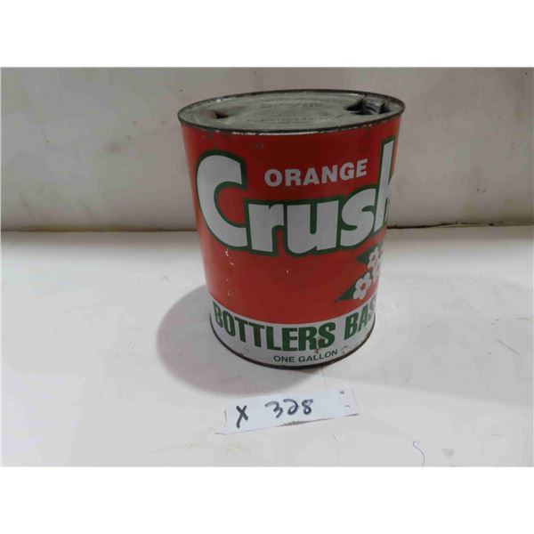 Orange Crush 1 Gallon Syrup Can