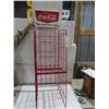 Image 2 : Coca Cola Bottle Rack with Cardboard Advertising Display on Top