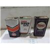 Image 3 : (3) 1 Gal Oil Cans : Tidex, Castrol, Gulf