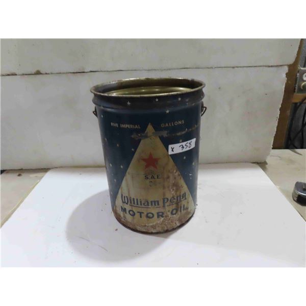 North Star William Penn 5 Gallon Oil Pail