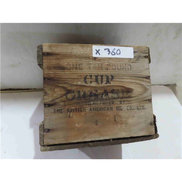 BA Cup Grease 10lbs Shipping Crate