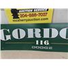 Image 3 : Dodge Gordon 116 Fiber Glass Sign 12'' x 50''