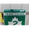 Image 2 : Trans Canada #2 N.B. Metal Highway Sign 17 1/2'' x 24 1/2'' 