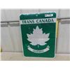 Image 1 : Trans Canada Quebec Highway Metal Sign 17 1/2'' x 24 1/2'' 