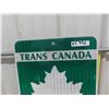 Image 2 : Trans Canada Quebec Highway Metal Sign 17 1/2'' x 24 1/2'' 