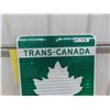 Image 2 : Trans Canada Ontario Metal Highway Sign 17 1/2'' x 23 1/2''