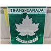 Image 3 : Trans Canada Ontario Metal Highway Sign 17 1/2'' x 23 1/2''