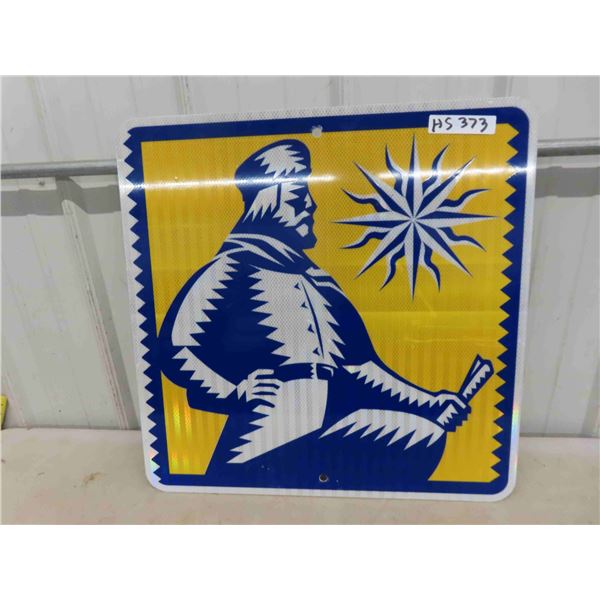 Highway Route Metal Sign 23 1/2'' x 23 1/2'' 