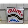 Image 1 : Moms Way Highway Metal Sign 23 1/2'' x 23 1/2''