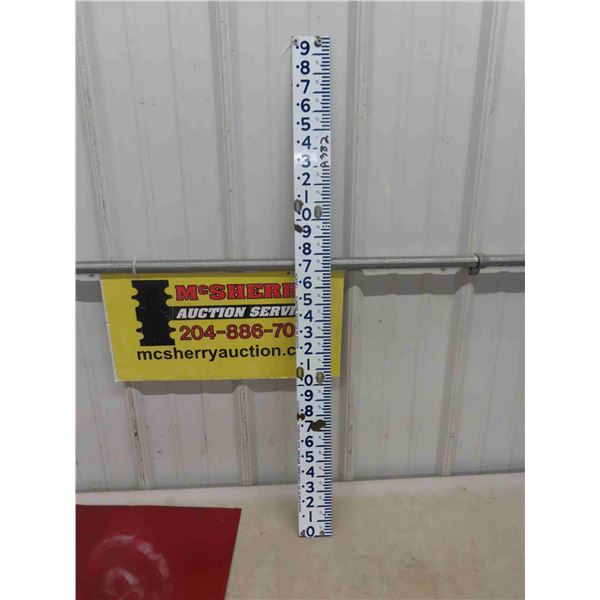 Porcelain Surveying Ruler 2 1/2'' x 36''