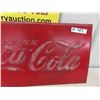 Image 3 : Coca Cola Metal Embossed Sign 14'' x 28''