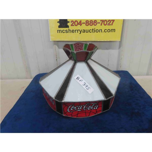 Coca-Cola Stained Glass Light Shade