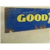 Image 2 : Goodyear Metal Sign - 2 Sided 11.5" x 48" 