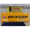 Image 1 : Dunlop Tire Fiberglass Sign 12" x 36" 