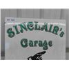 Image 2 : Sinclair Garage Metal Sign - Hand Painted 24" x 34" 