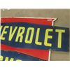 Image 3 : Chevrolet Oldsmobile Vintage Dealership 4 Color Shield 2pc Sign 64" x 76" 