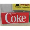 Image 2 : Coke/ Sprite Metal Sign 10" x 48"