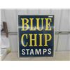 Image 1 : Blue Chip Stamps Metal Sign - 2 Sided 30" x 36" 