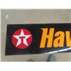 Image 2 : Texaco Havoline Fiberglass Sign 17.5" x 73.5" 