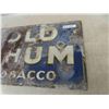 Image 3 : Old Chum Tobacco Porcelain Sign - Rough Condition 18" x 30"