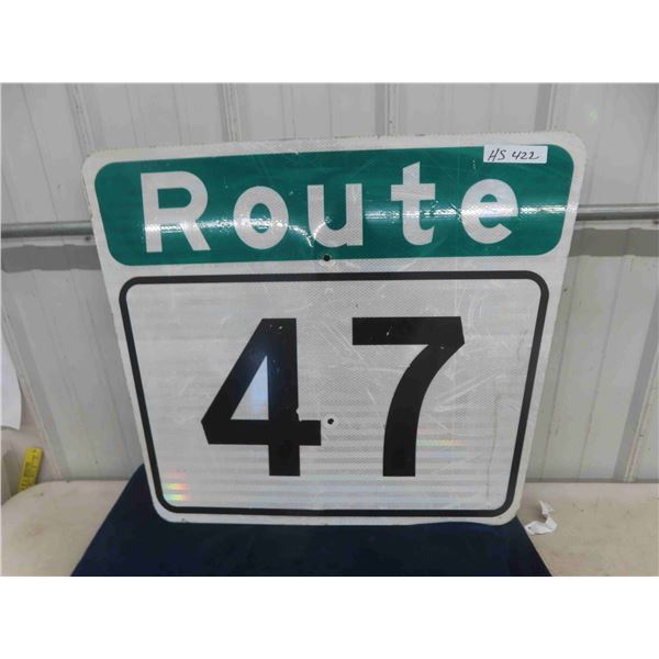 Route 47 Metal Sign Highway Sign 24