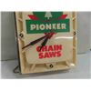 Image 3 : Pioneer Chainsaw Clock 17" x 21" - Clock Works but Didn't Light - needs bulbs 