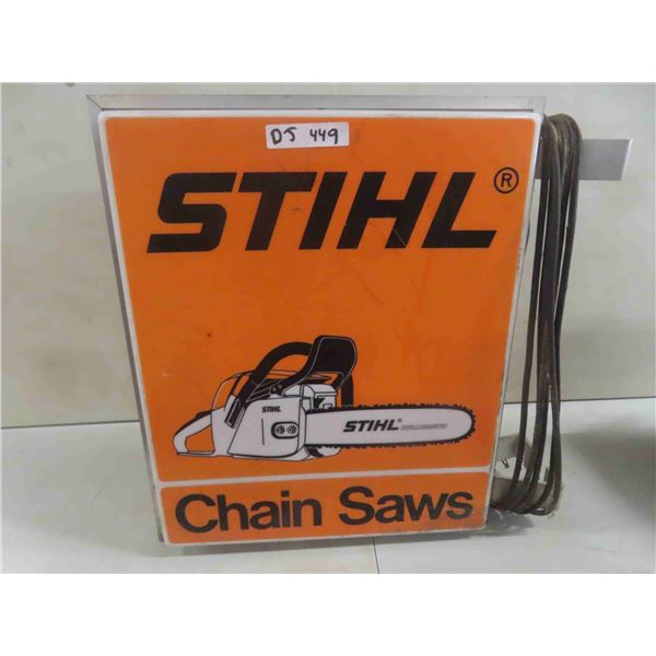 Stihl Chainsaw Light Up 2 Sided Flange with Aluminum Frame + Plexiglass Lens -