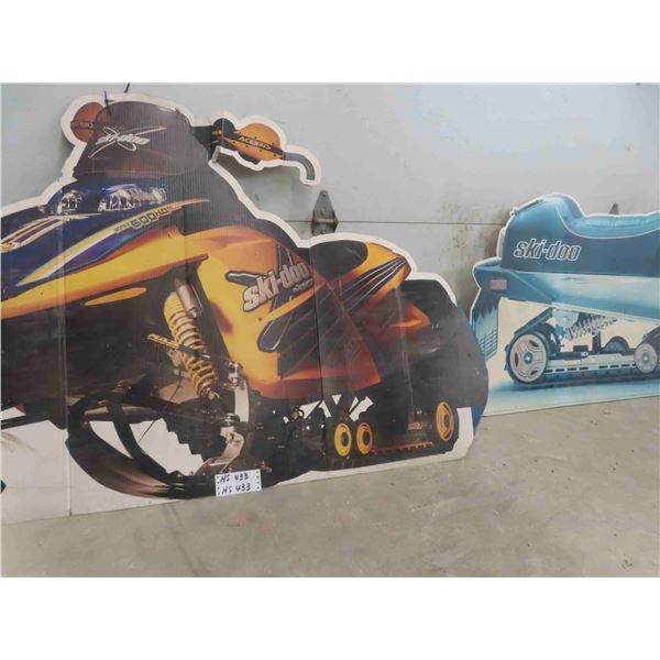 2 Dealership Ski-Doo Cardboard Displays