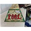 Image 4 : Vintage Fiberglass Billiards Pool Table Light Shade 11" x 18" x 32.5"