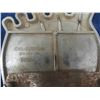 Image 6 : Vintage Chrome Foot Gas Pedal & St. Andrews Fire Dept. Plate Topper