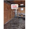 Image 4 : Pepsi-Cola Display Rack16" x 61.5" x 24.5" Tapered to 8.5" on Casters