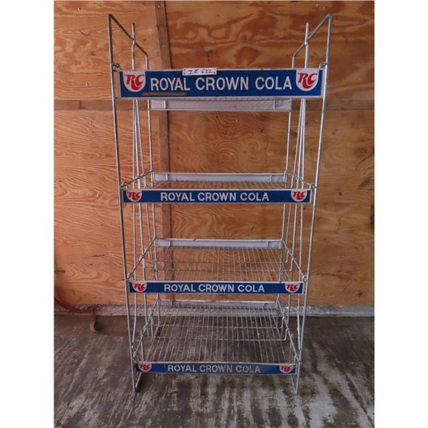 Royal Crown Cola Display Rack with 4 Shelves 20.25" x 27.5" x 56.5"