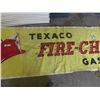 Image 3 : Texaco Fire Chief Gasoline Canvas Banner Advertisement 28 1/2'' x 94''