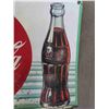 Image 2 : 1956 Coca Cola Metal Embossed Sign 27 1/2'' x 19 1/2'' 